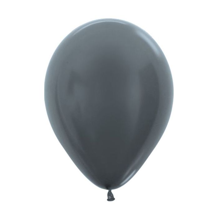 Palloncino Graphite (578) 10" Pz.100 Colore Metallizzato Cm.25 main product photo