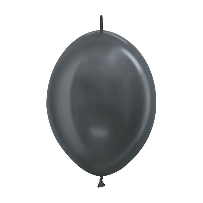 Palloncino Graphite (578)link 12" Pz.25 Colore Metallizzato Cm.30 main product photo