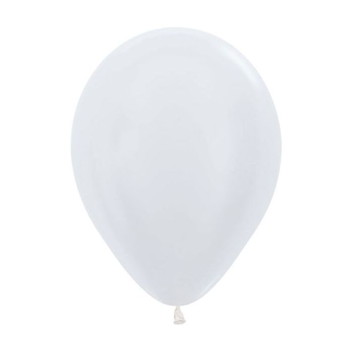 Palloncino Bianco (405) 10" Pz.100 Colore Perlato Cm.25 main product photo