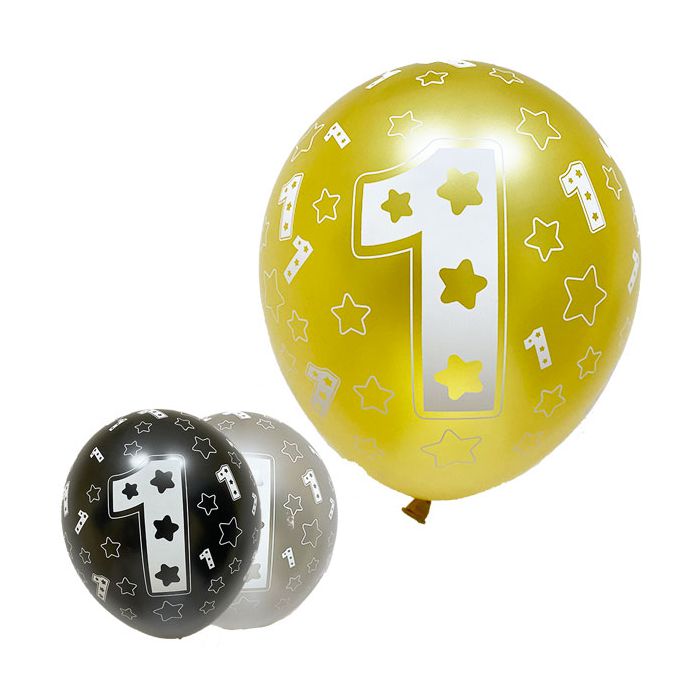 Palloncino primo compleanno 12" pz.50 main product photo