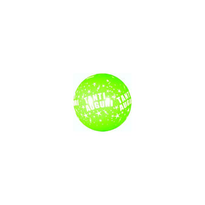 Palloncino Tanti Auguri 36" Pz.5 Colore Standard Verde Lime 031 Stampa Bianca Cm.90 main product photo