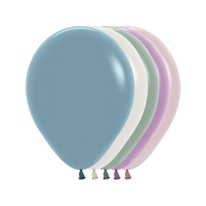 Palloncini Pastel Dusk (100) 12" Pz.50 Colore Pastel Dusk Assortito main product photo
