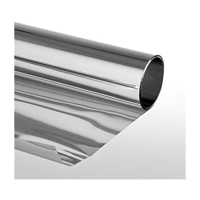 Vinile Adesivo Argento Specchio – Finitura Riflettente Elegante main product photo