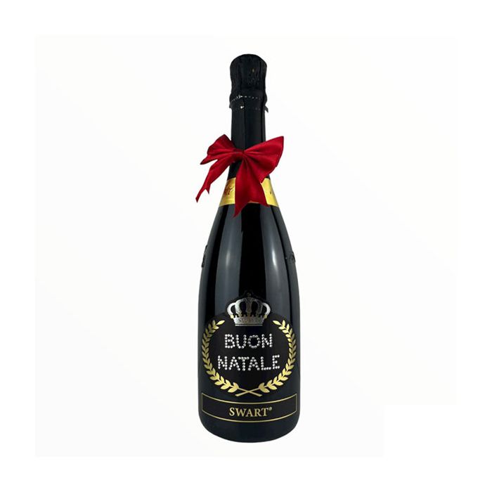Bottiglia Natalizia con Cristalli – Buon Natale main product photo