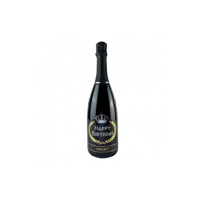 Bottiglia con Cristalli – Happy Birthday per Compleanni Unici main product photo
