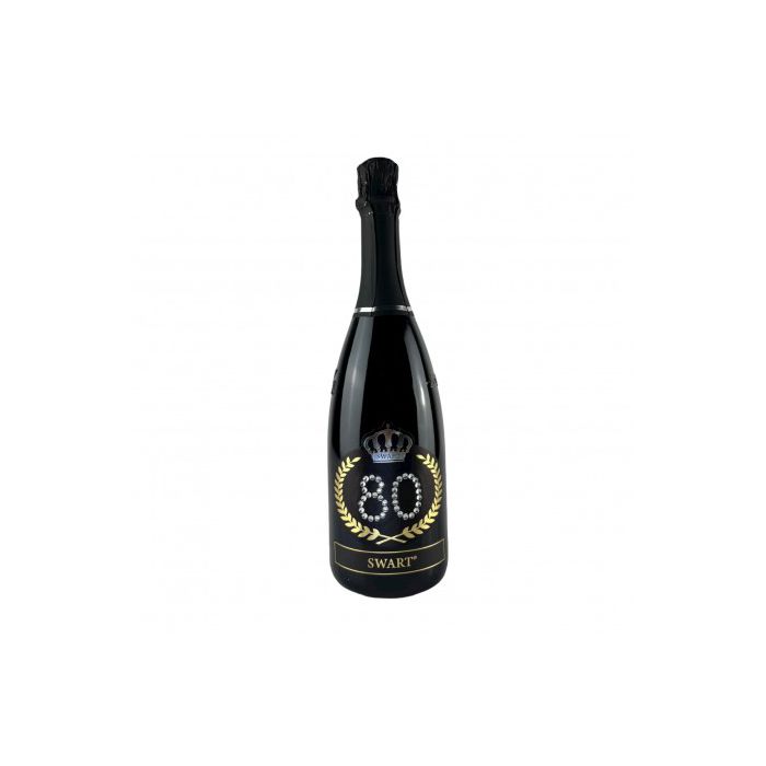 Bottiglia con Cristalli – Regalo Elegante per 80 Anni main product photo